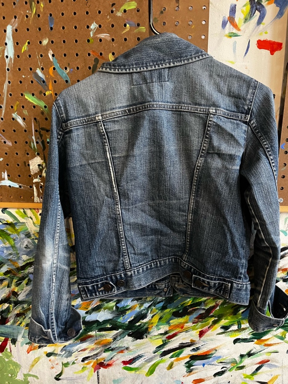 Banana Republic Medium Wash Blue Denim Jacket - Picture 4 of 4